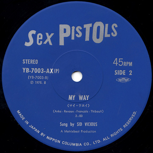 God Save The Sex Pistols The Biggest Blow My Way Japan 12 Regular